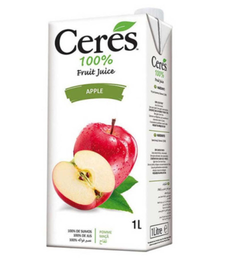JUS DE POMME CERES 1L