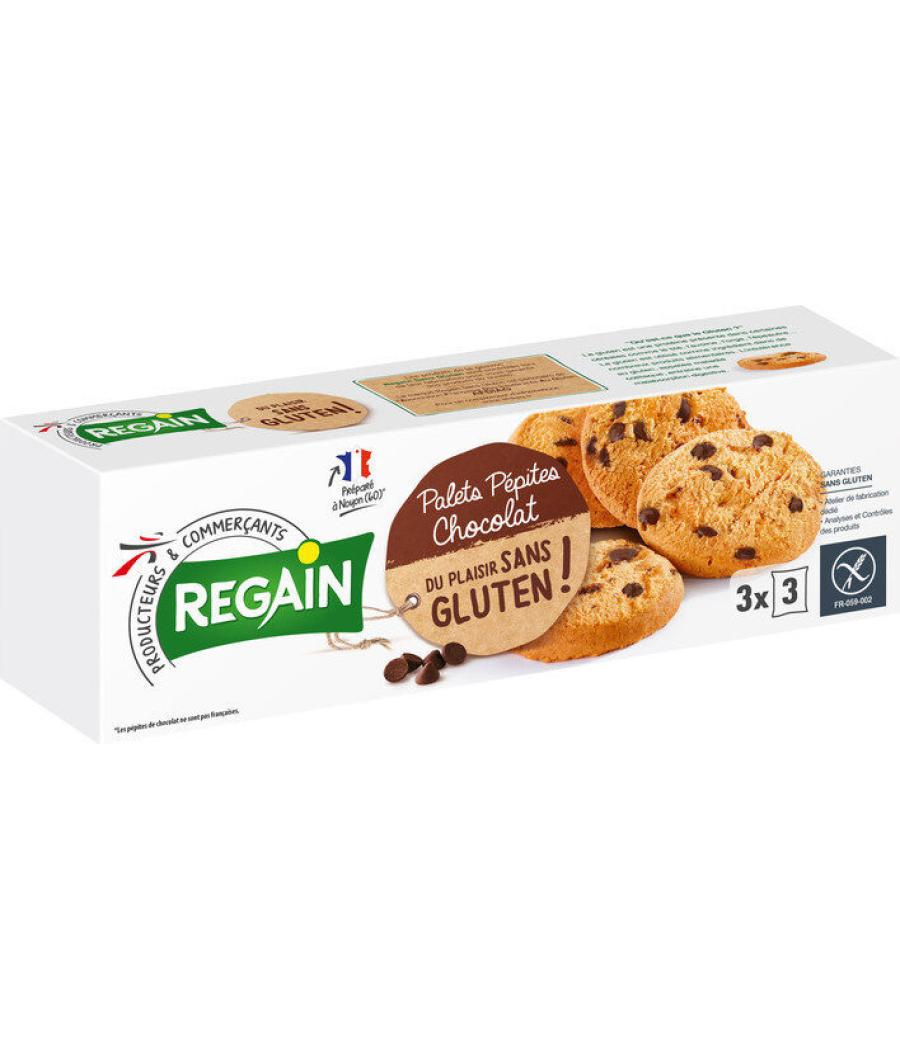 BISCUITS PALETS PEPITES CHOCOLAT REGAIN 160G