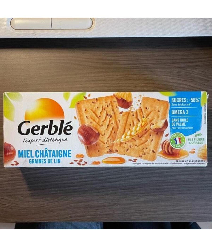 GERBLE - MIEL CHATAIGNE GRAINES DE LIN 200G
