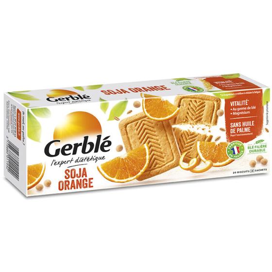 BISCUIT SOJA ORANGE GERBLE 280G