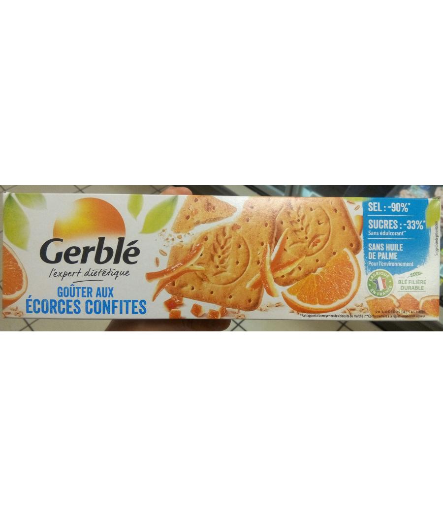 GOUTER AUX ECORCES CONFITES  GERBLE 360G