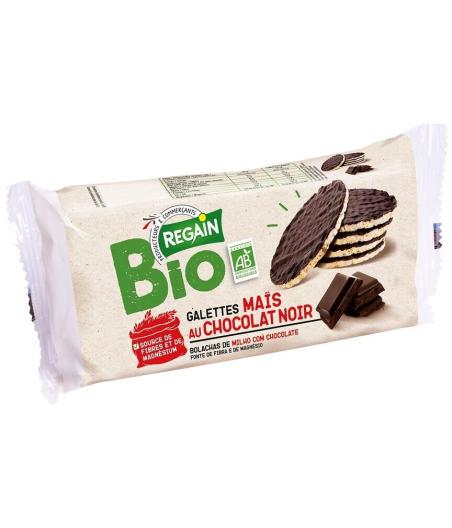 GALETTES DE MAIS NAPPEES AU CHOCOLAT NOIR BIO REGAIN 100G
