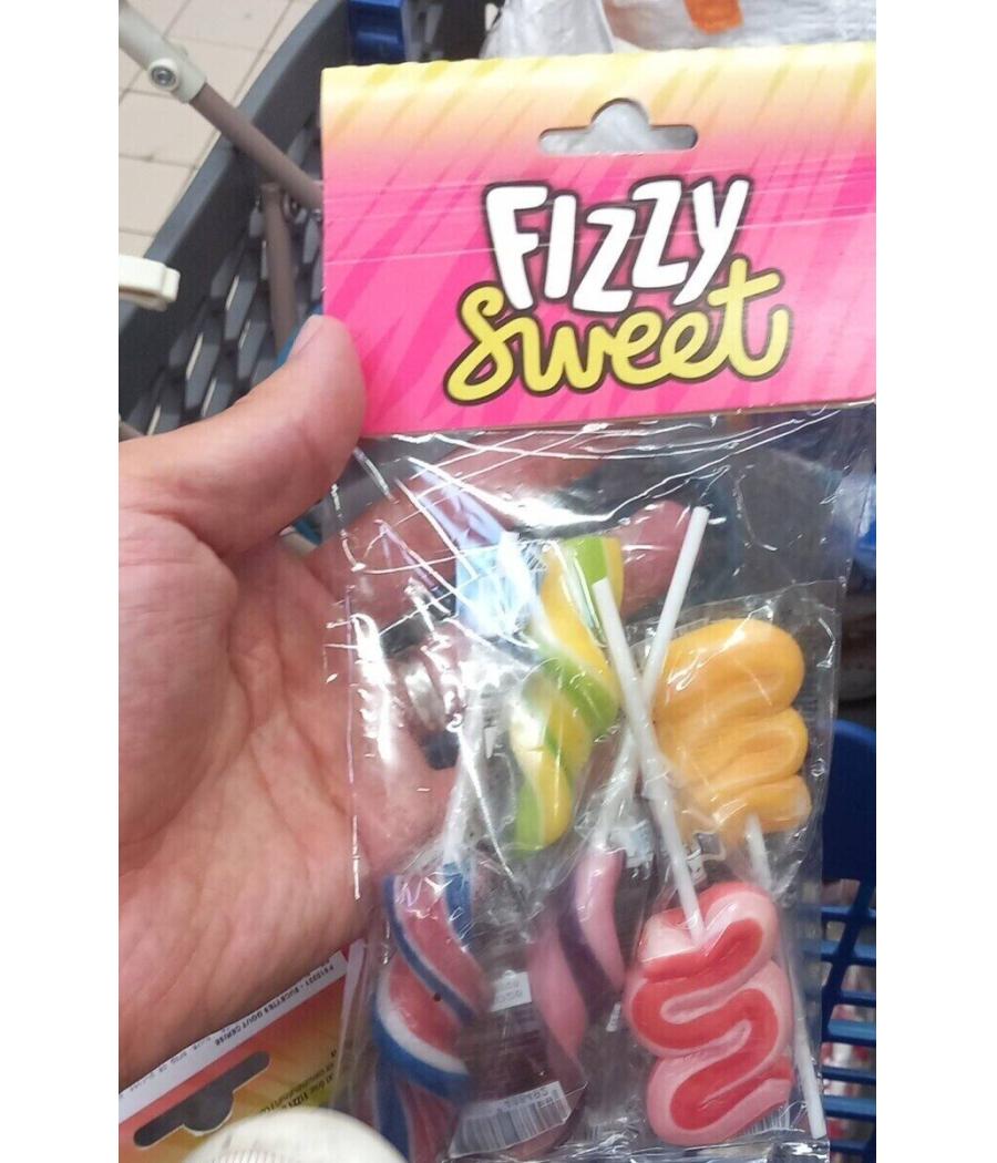 SUCETTES TWISTY POP FIZZY 85G