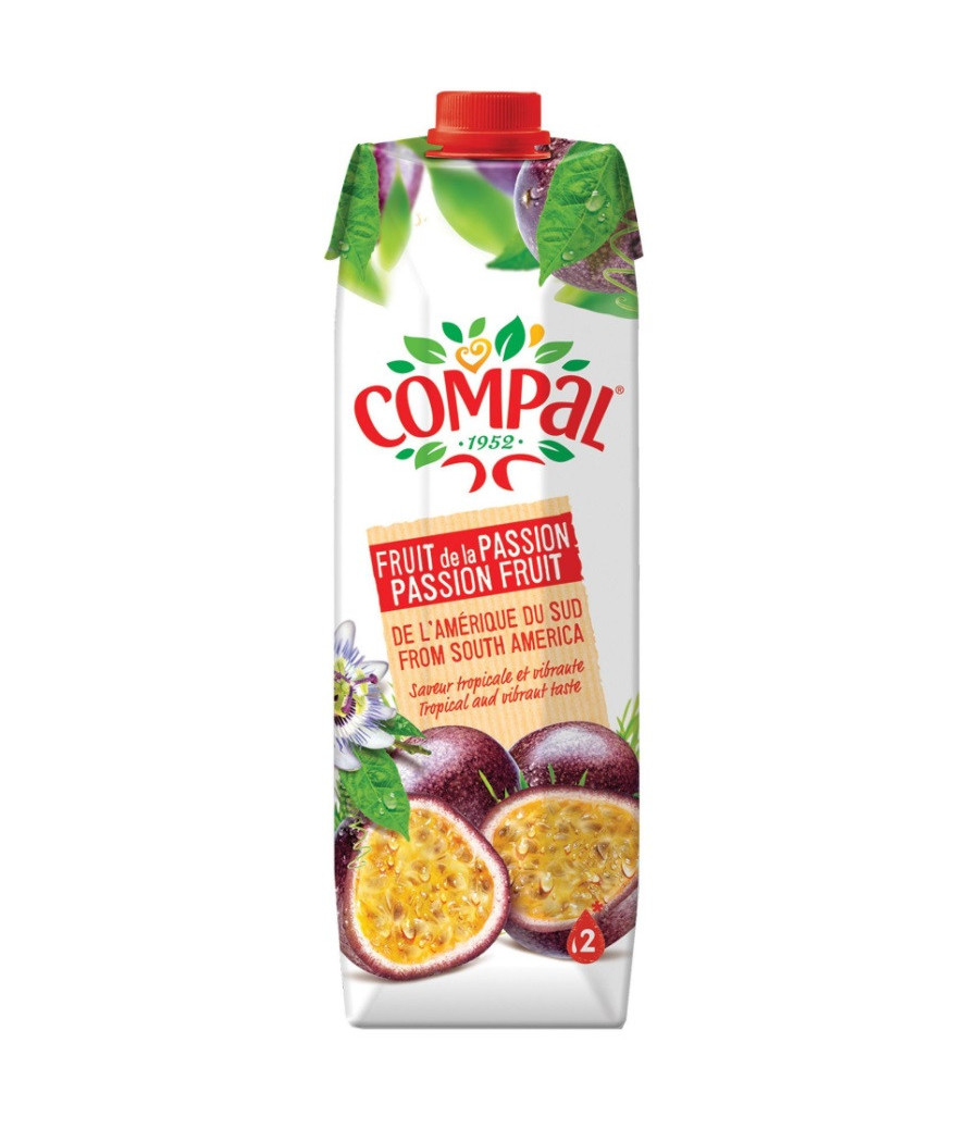 JUS COMPAL FRUIT DE LA PASSION 1L