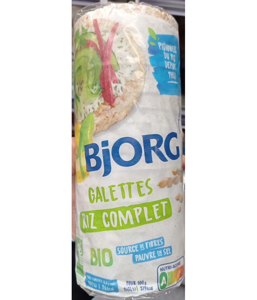 GALETTES RIZ COMPLET BIO BJORG 130G