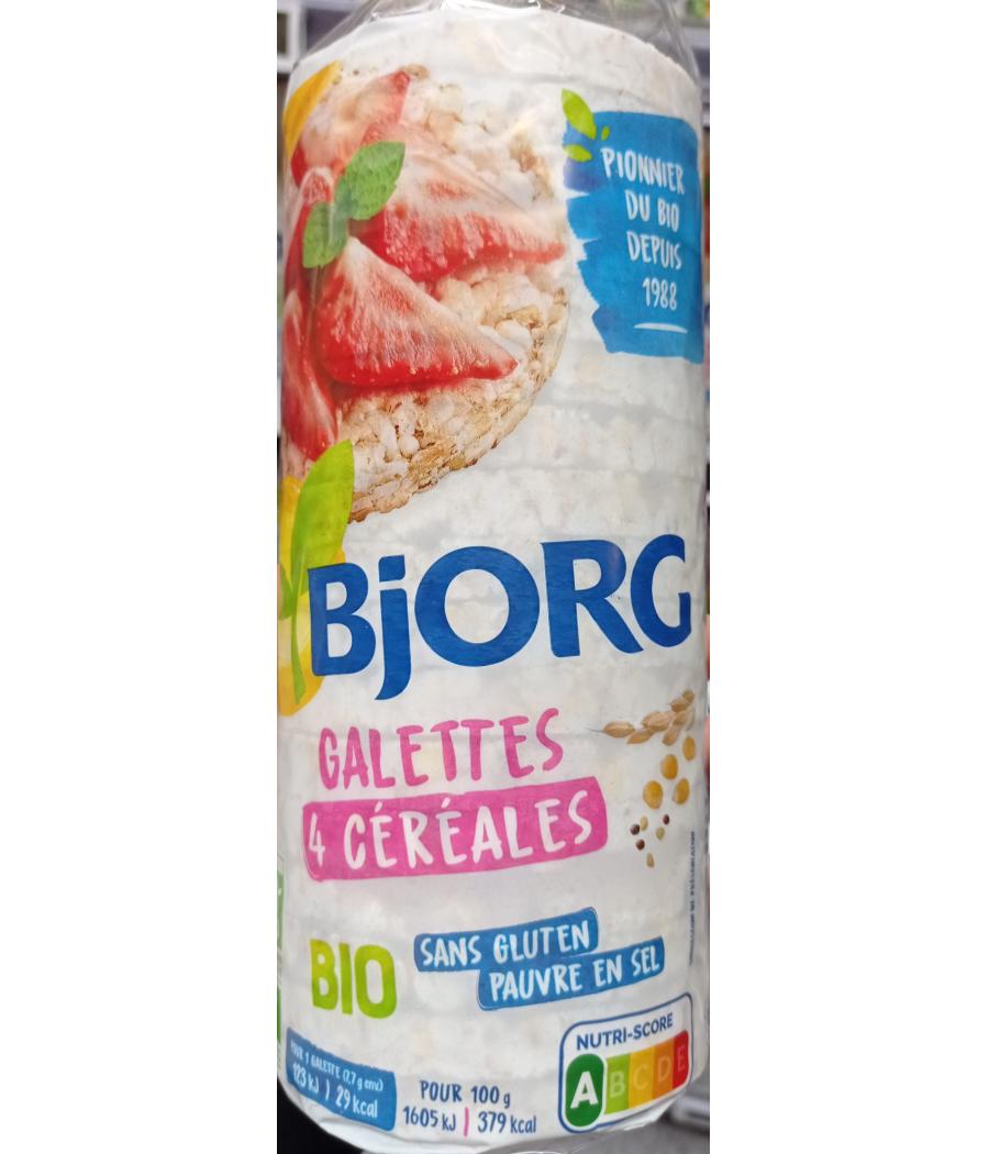 GALETTES AUX 4 CEREALES BIO BJORG 130G