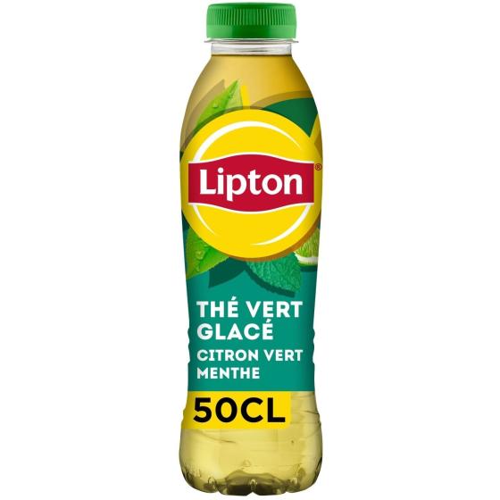 THE GLACE SAVEUR CITRON VERT MENTHE LIPTON 50CL
