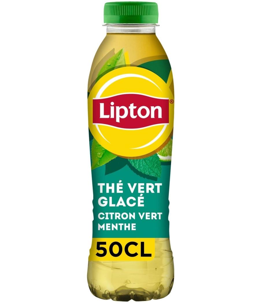THE GLACE SAVEUR CITRON VERT MENTHE LIPTON 50CL