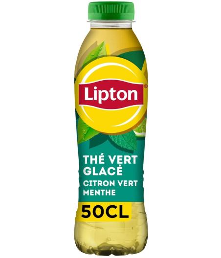 JUS LIPTON THE VERT GLACE SAVEUR CITRON VERT MENTHE 50CL