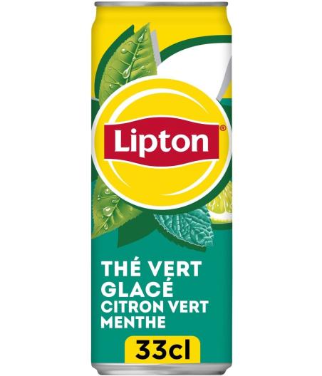 THE GLACE SAVEUR CITRON VERT MENTHE LIPTON 33CL