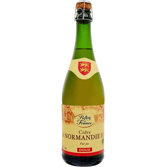 CIDRE DE NORMANDIE DOUX REFLETS DE FRANCE 75CL