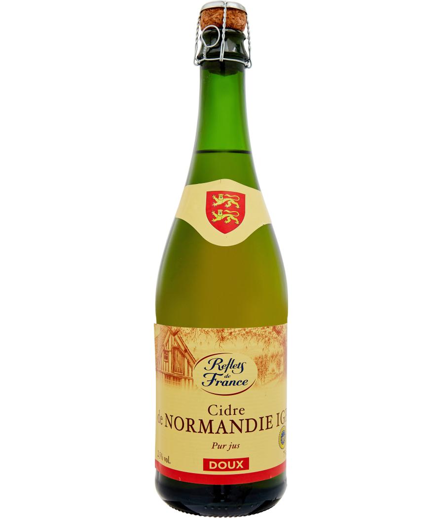 CIDRE DE NORMANDIE DOUX REFLETS DE FRANCE 75CL