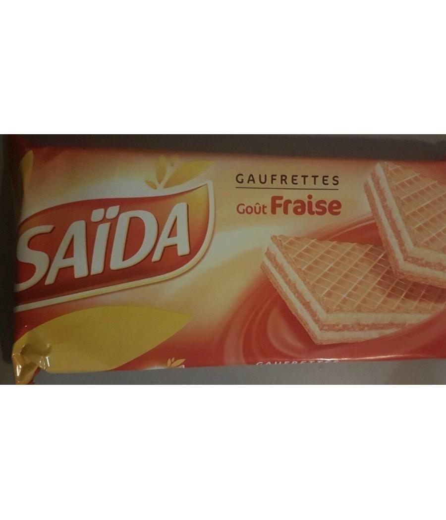 GAUFFRETTE GOUT FRAISE SAIDA 100G