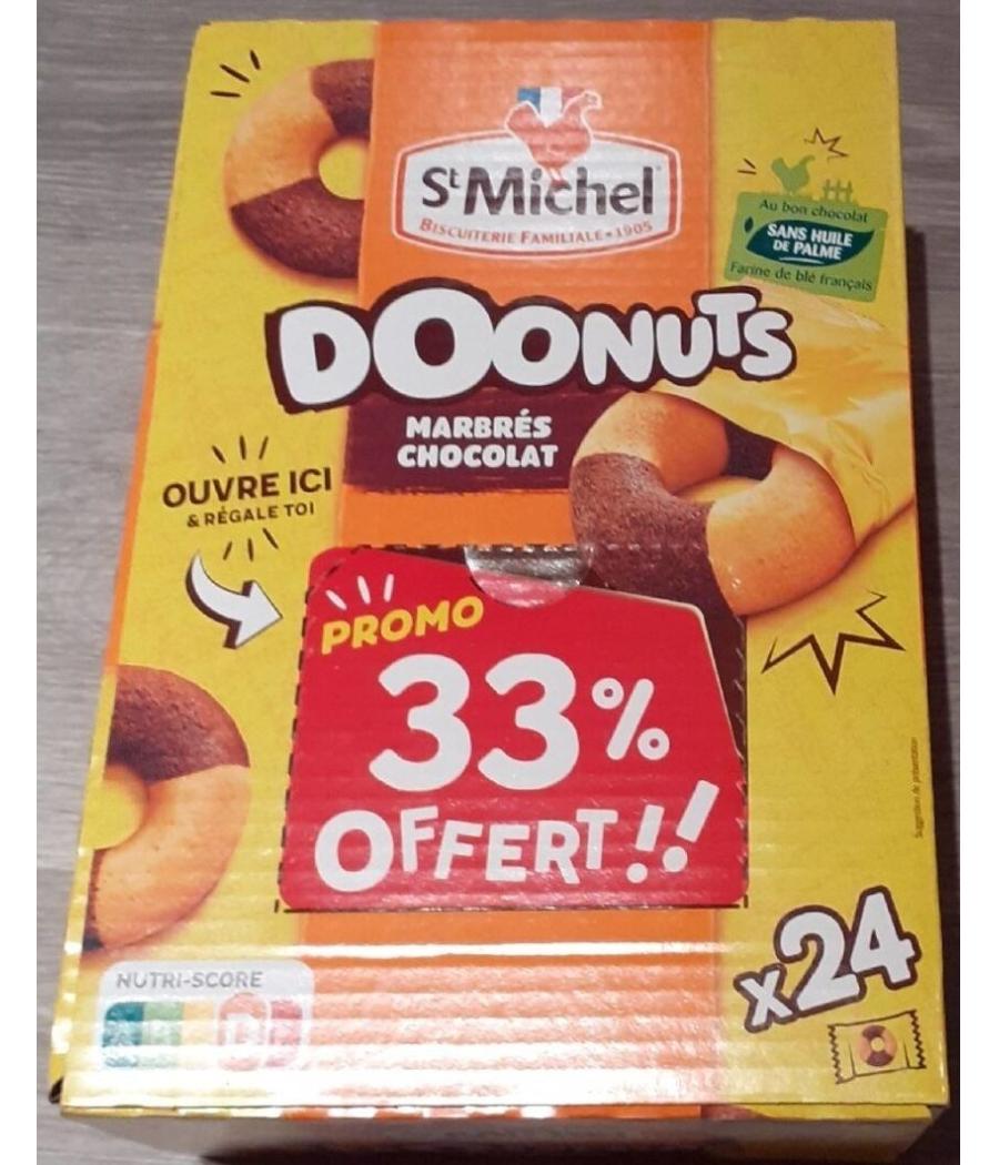DONUTS MARBRES CHOCOLAT STMICHEL