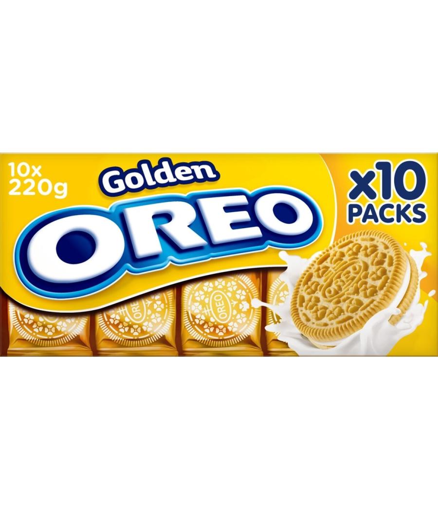 BISCUIT FOURRES A LA VANILLE GOLDEN OREO 220G