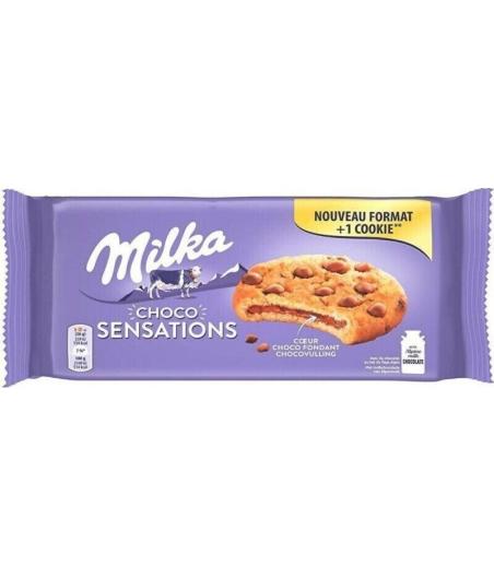 BISCUIT MILKA CHOCO SENSATIONS 208G ET 8 BISCUITS
