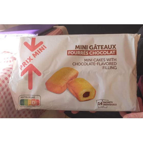 MINI GATEAUX FOURRES CHOCOLAT 420 G