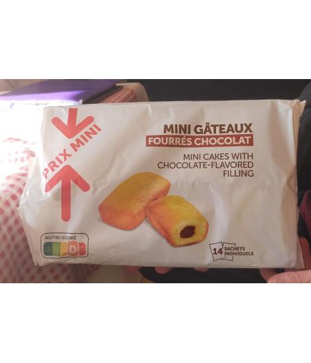 MINI GATEAUX FOURRES CHOCOLAT 420 G