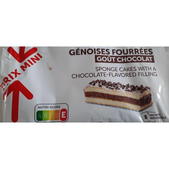 GENOISES FOURREES GOUT CHOCOLAT