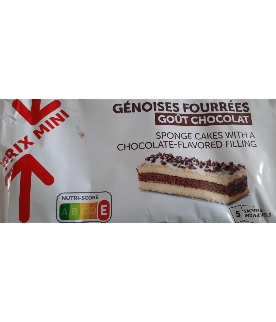 GENOISES FOURREES GOUT CHOCOLAT PRIX MINI 175G