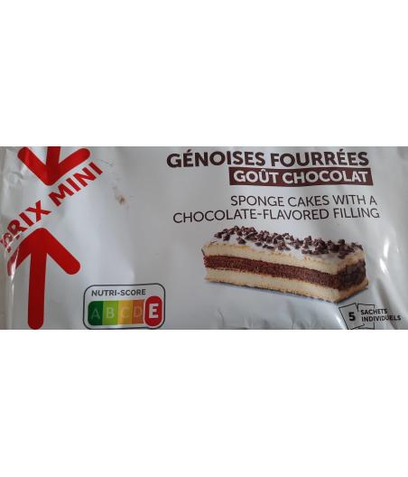 GENOISES FOURREES GOUT CHOCOLAT