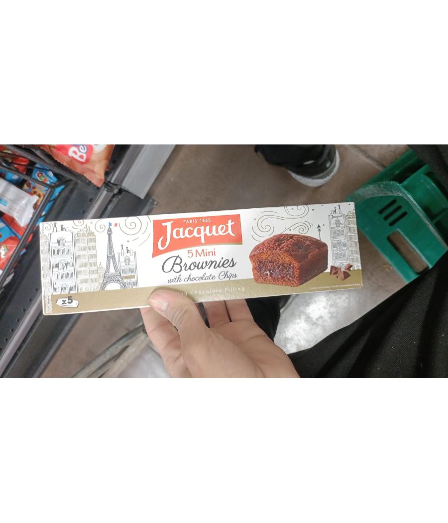 GATEAU JACQUET MINI BROWNIE WITH CHOCOLATE CHIPS 150G