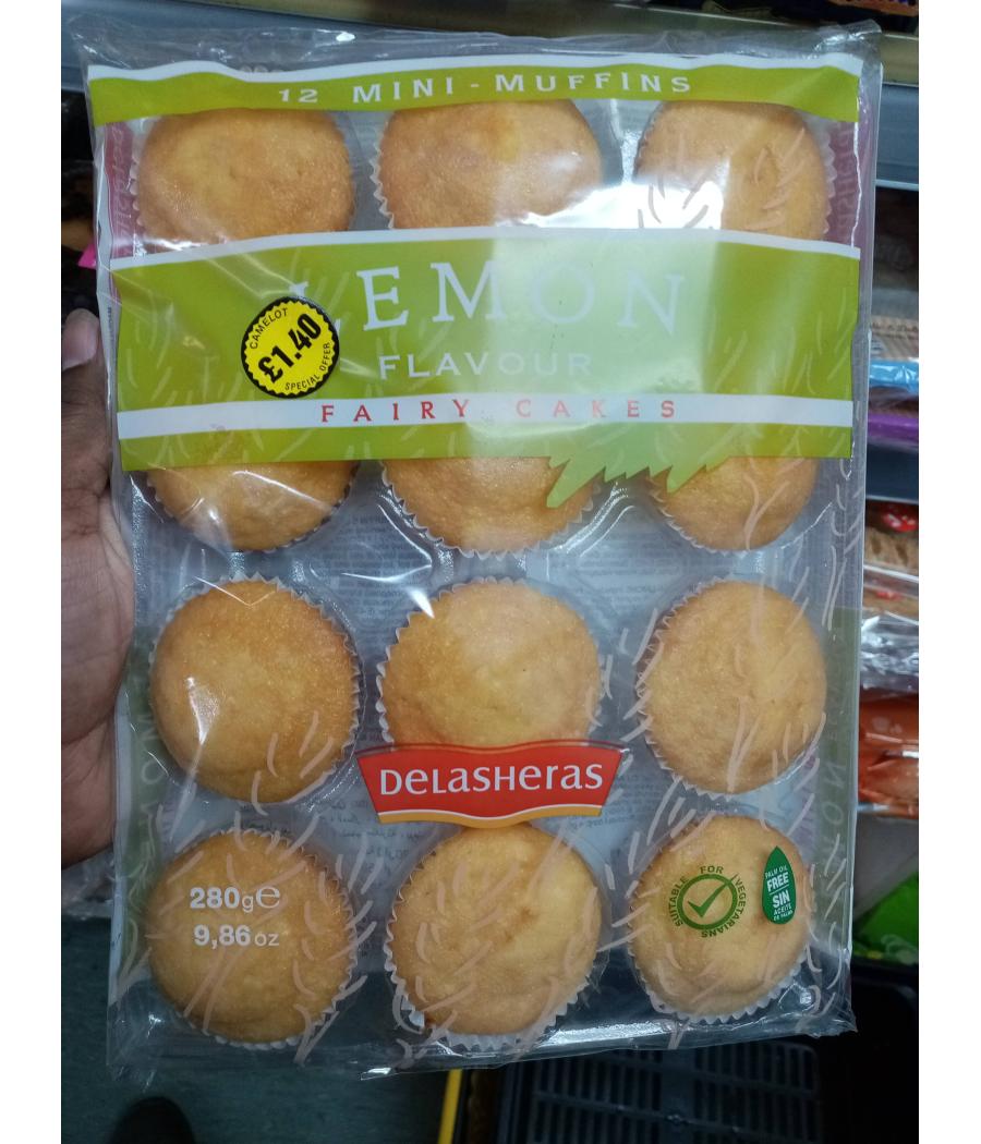 MINI MUFFINS LEMON DELASHERAS 280G