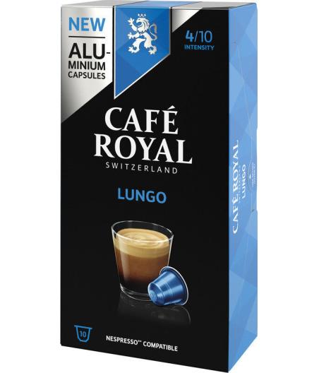 CAFE CAPSULES COMPATIBLES NESPRESSO LUNGO CAFE ROYAL 55G