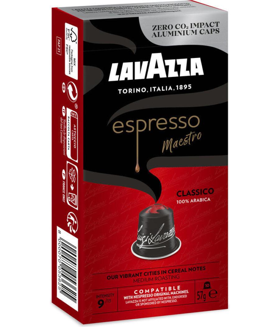 CAPSULES DE CAFE CLASSICO COMPATIBLES NESPRESSO LAVAZZA 57G