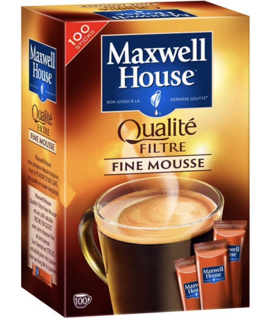 CAFE QUALITE FILTRE FINE MOUSSE MAXWELL HOUSE 180G