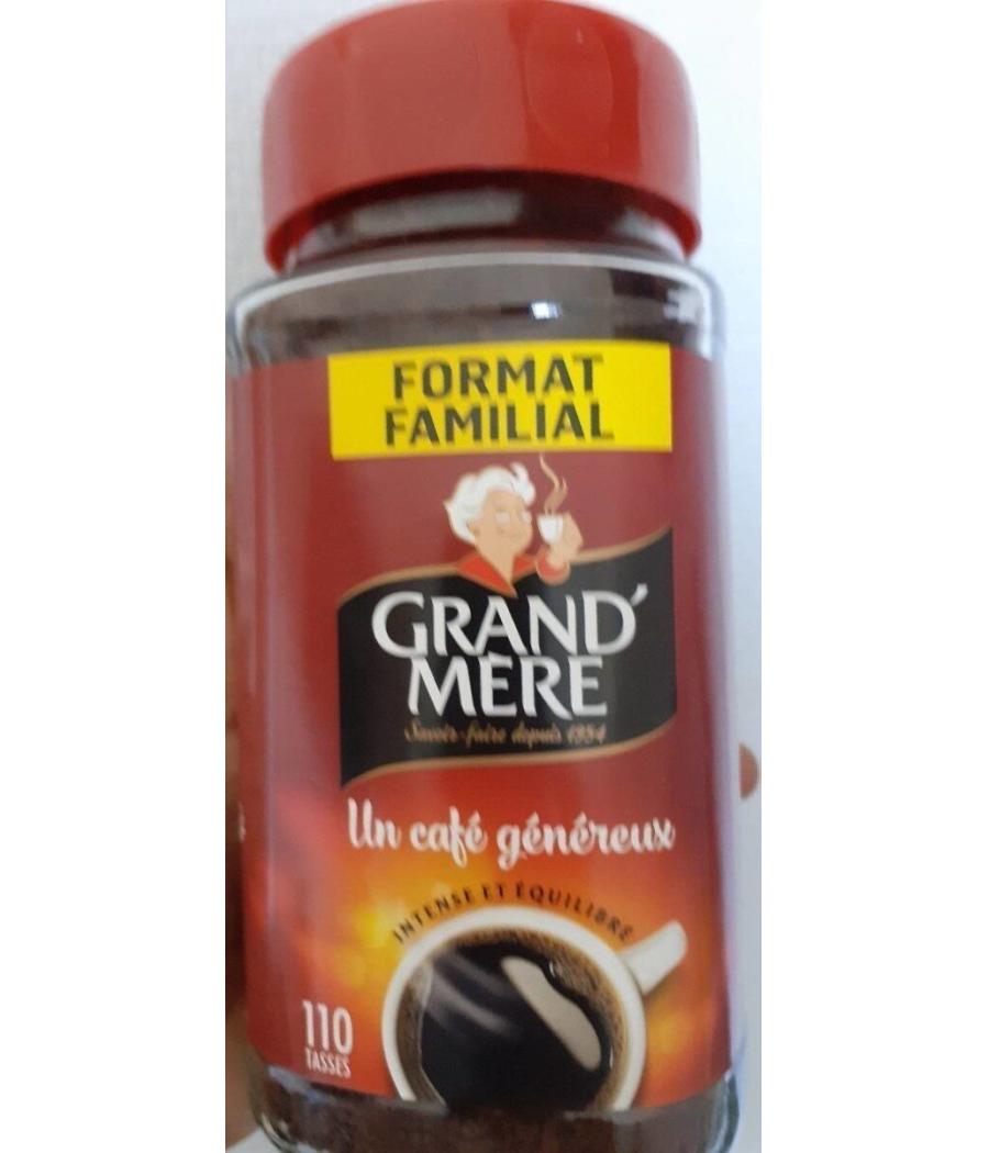 CAFE INTENSE ET EQUILIBRE FORMAT FAMILIAL GRAND MERE