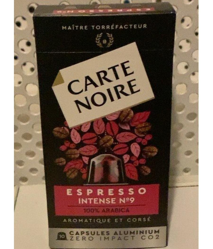 CAFE ESPRESSO INTENSE N°9 CARTE NOIRE 55G
