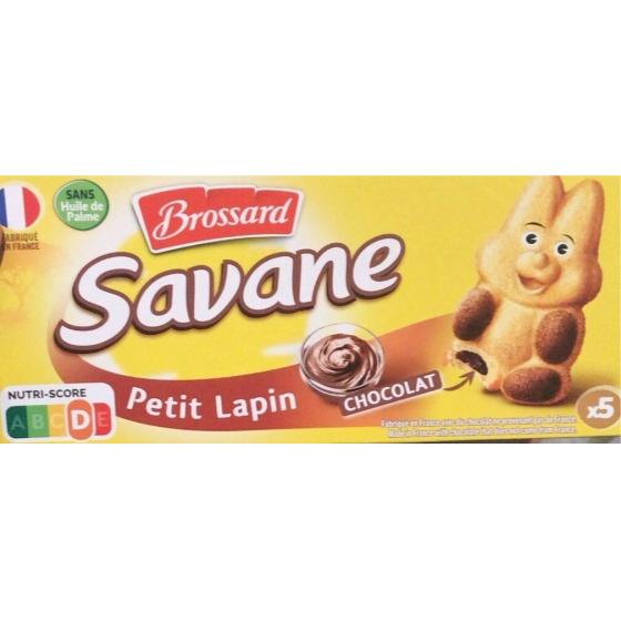 SAVANE PETIT LAPIN AU CHOCOLAT BROSSARD 150G