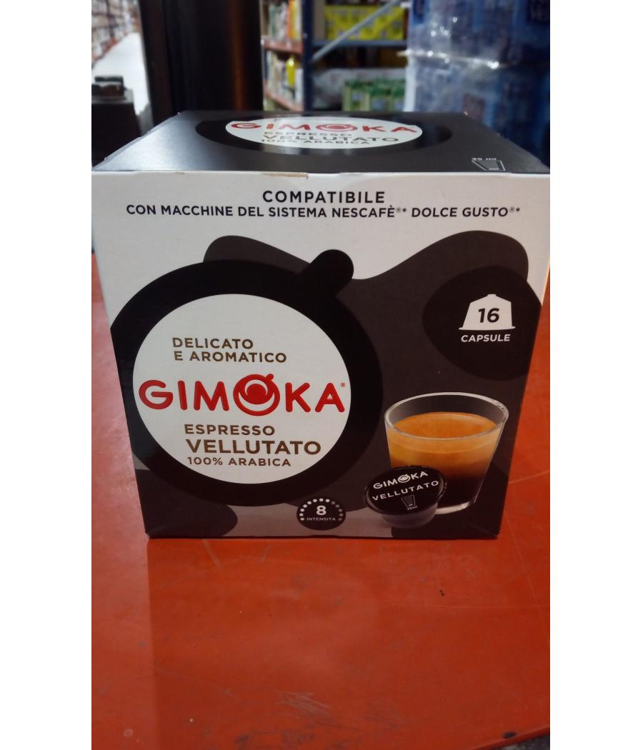 CAFE ESPRESSO VELLUTATO GIMOKA CAPSULE X16