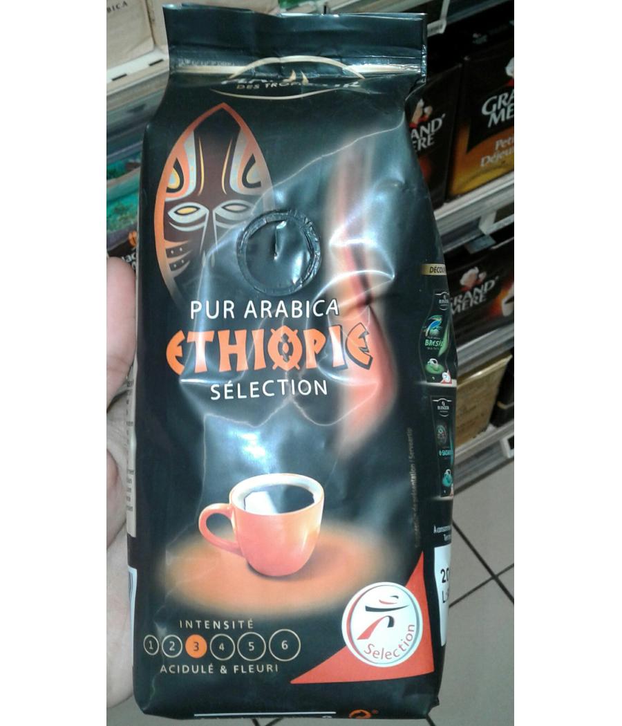 CAFE PUR ARABICA SELECTION ETHIOPIE 250G