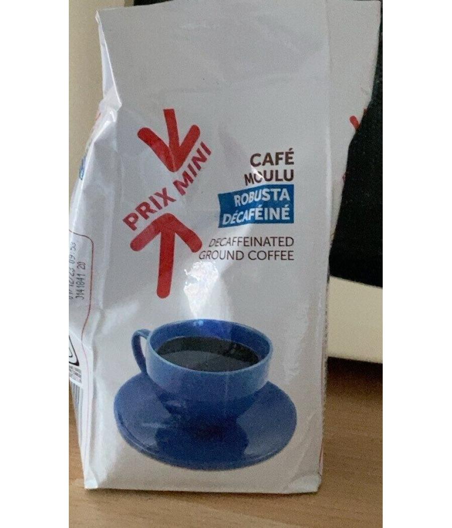 CAFE MOULU ROBUSTA DECAFEINE PRIX MINI 500G