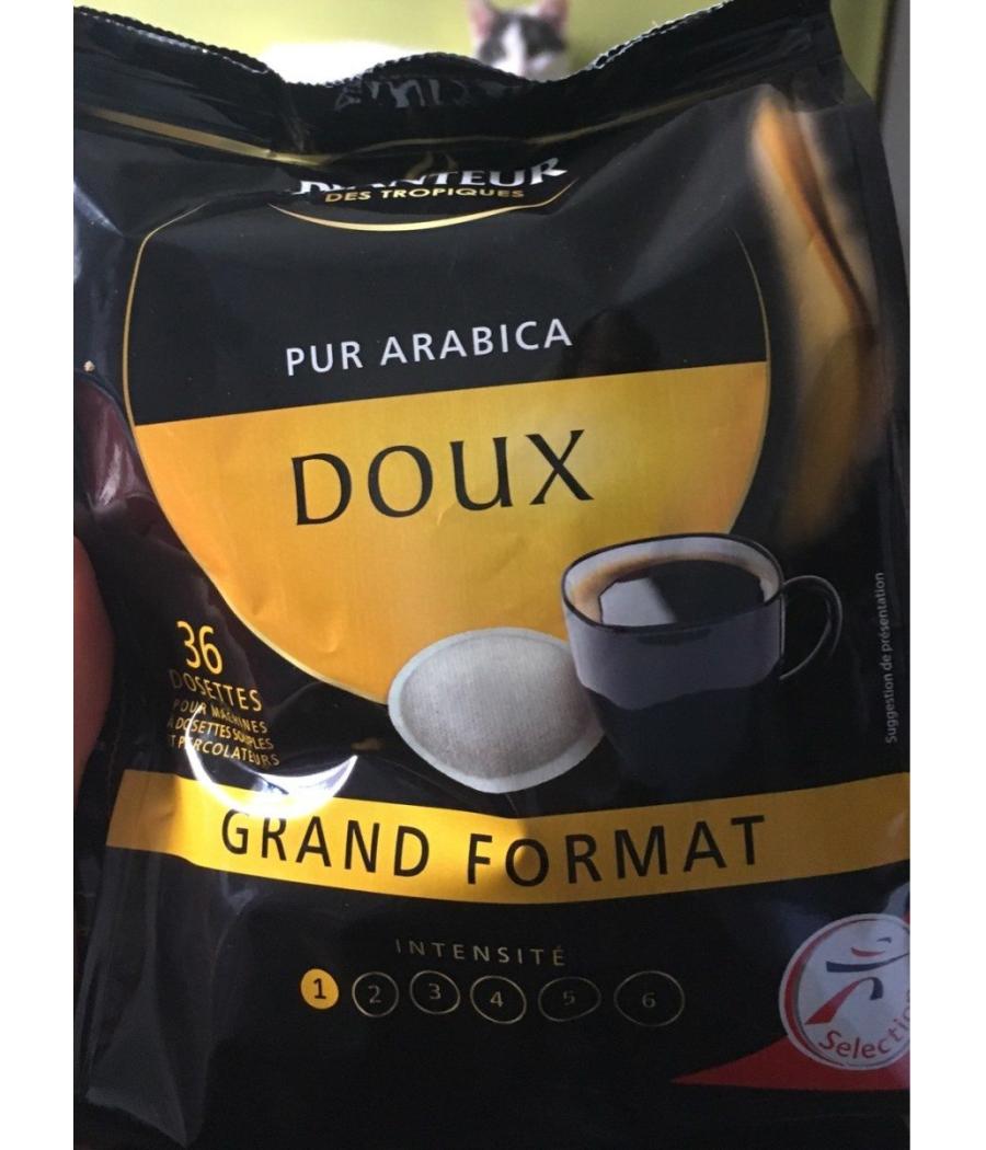 CAFE DOUX PUR ARABICA 36 DOSETTES PLANTEUR DES TROPIQUES 250G