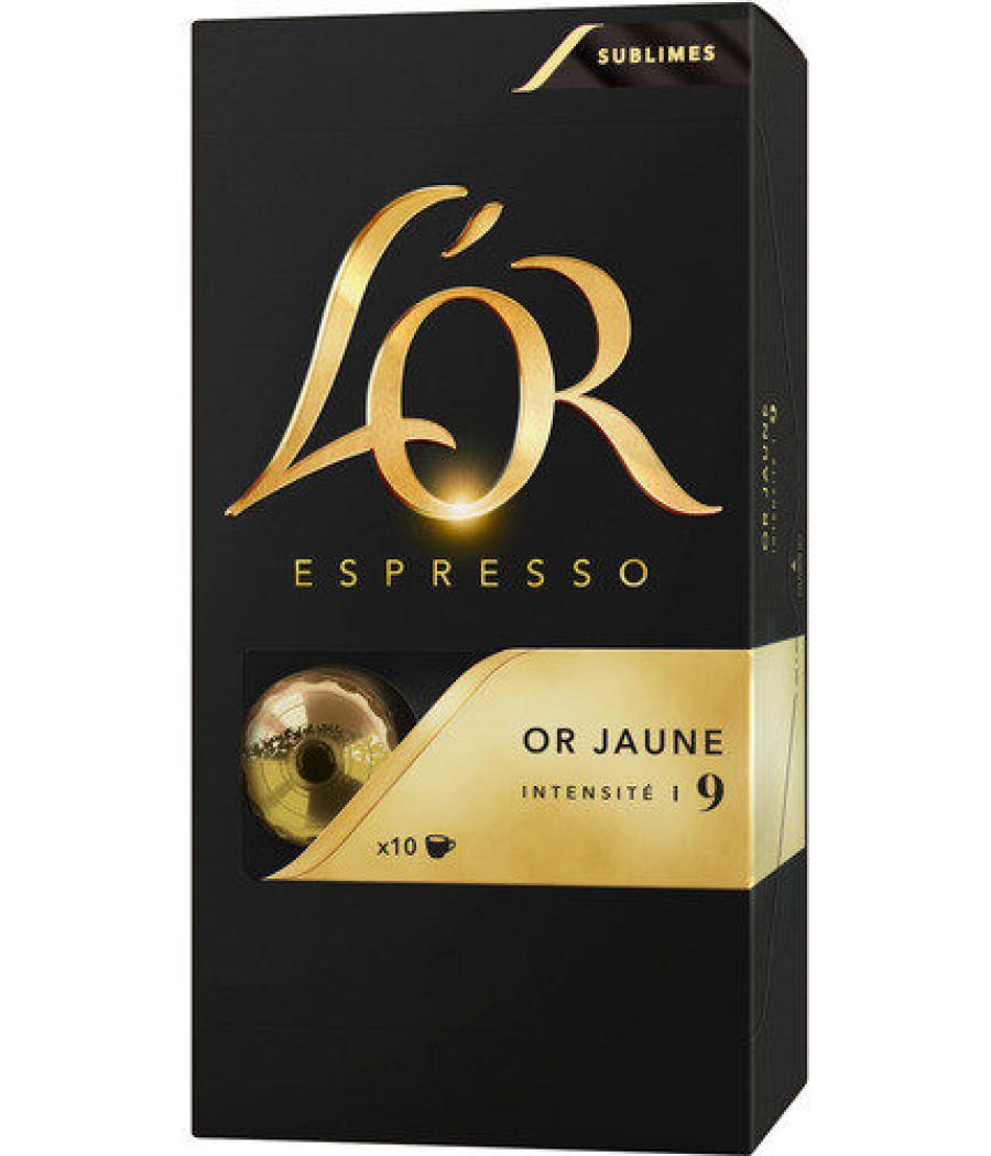 CAFE OR JAUNE 10 CAPSULES ESPRESSO 52G