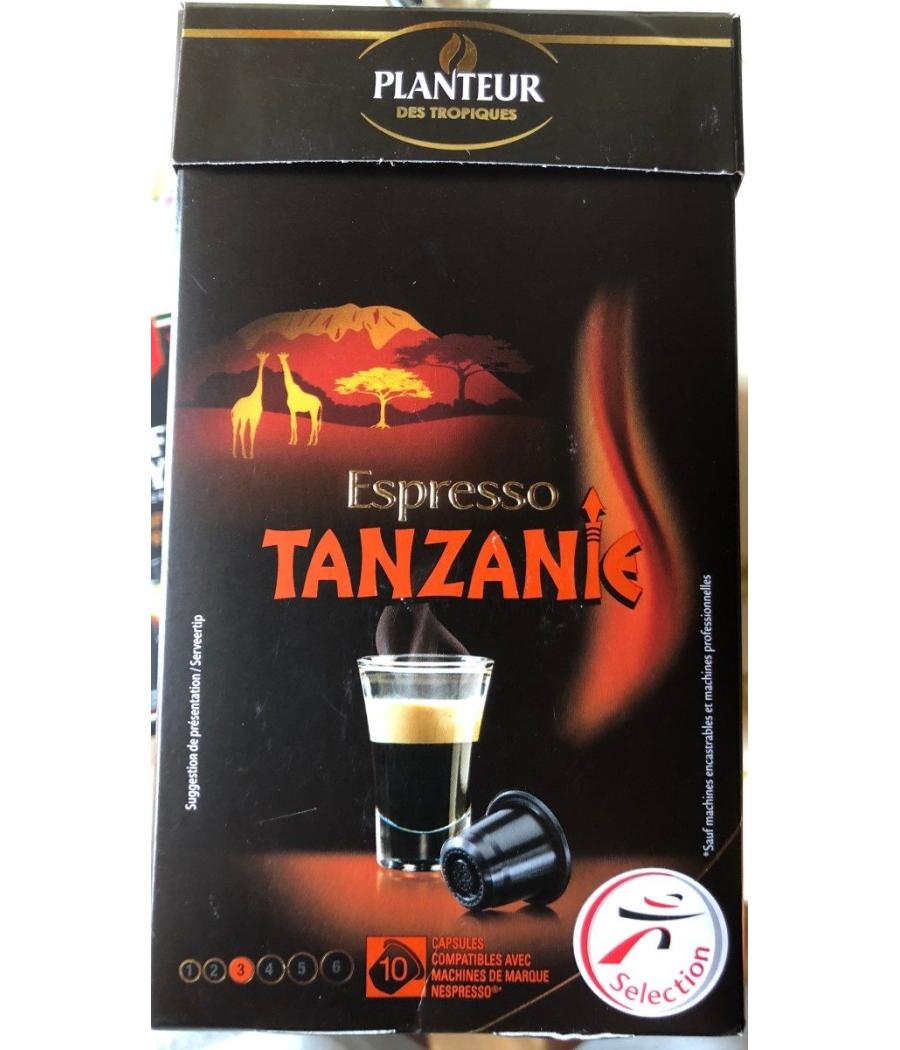 CAFE ESPRESSO TANZANIE PLANTEUR DES TROPIQUES 52G