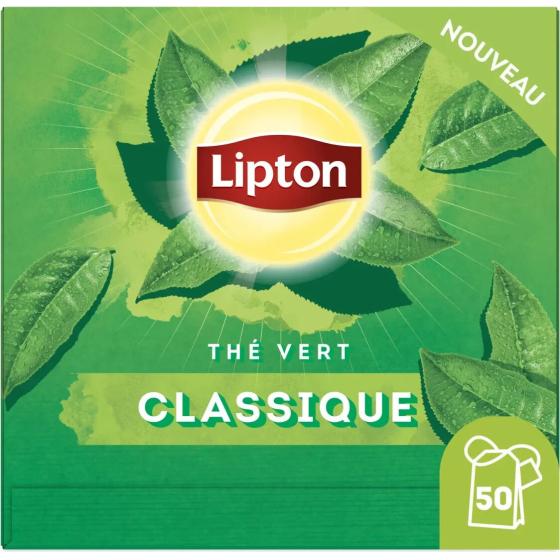 THE VERT CLASSIQUE LIPTON 50 SACHETS 65G