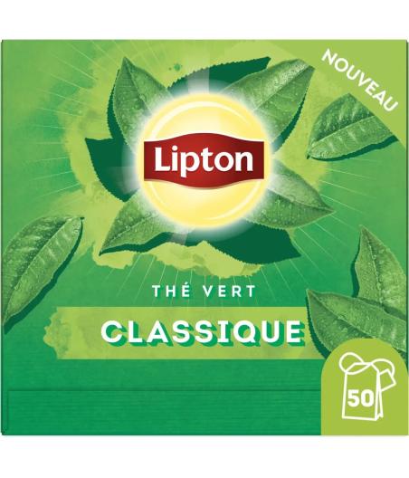 THE VERT CLASSIQUE LIPTON 50 SACHETS 65G