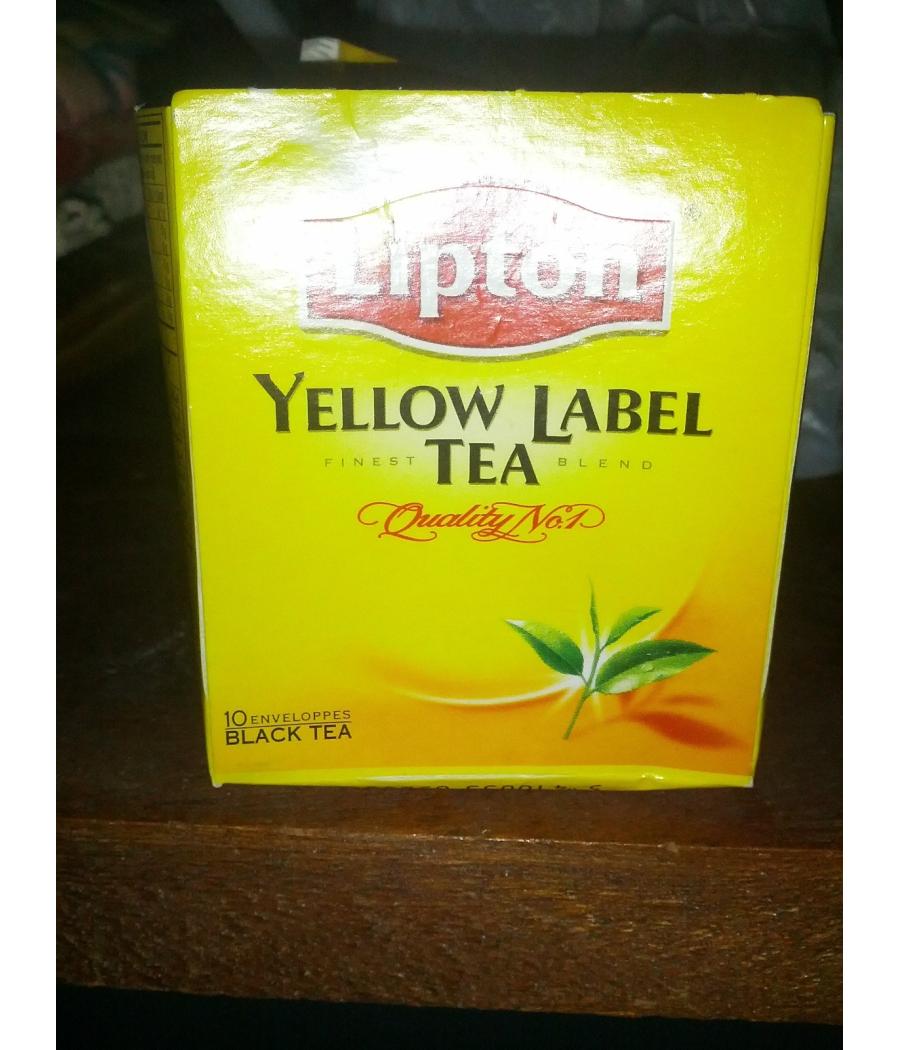YELLOW LABEL TEA 10