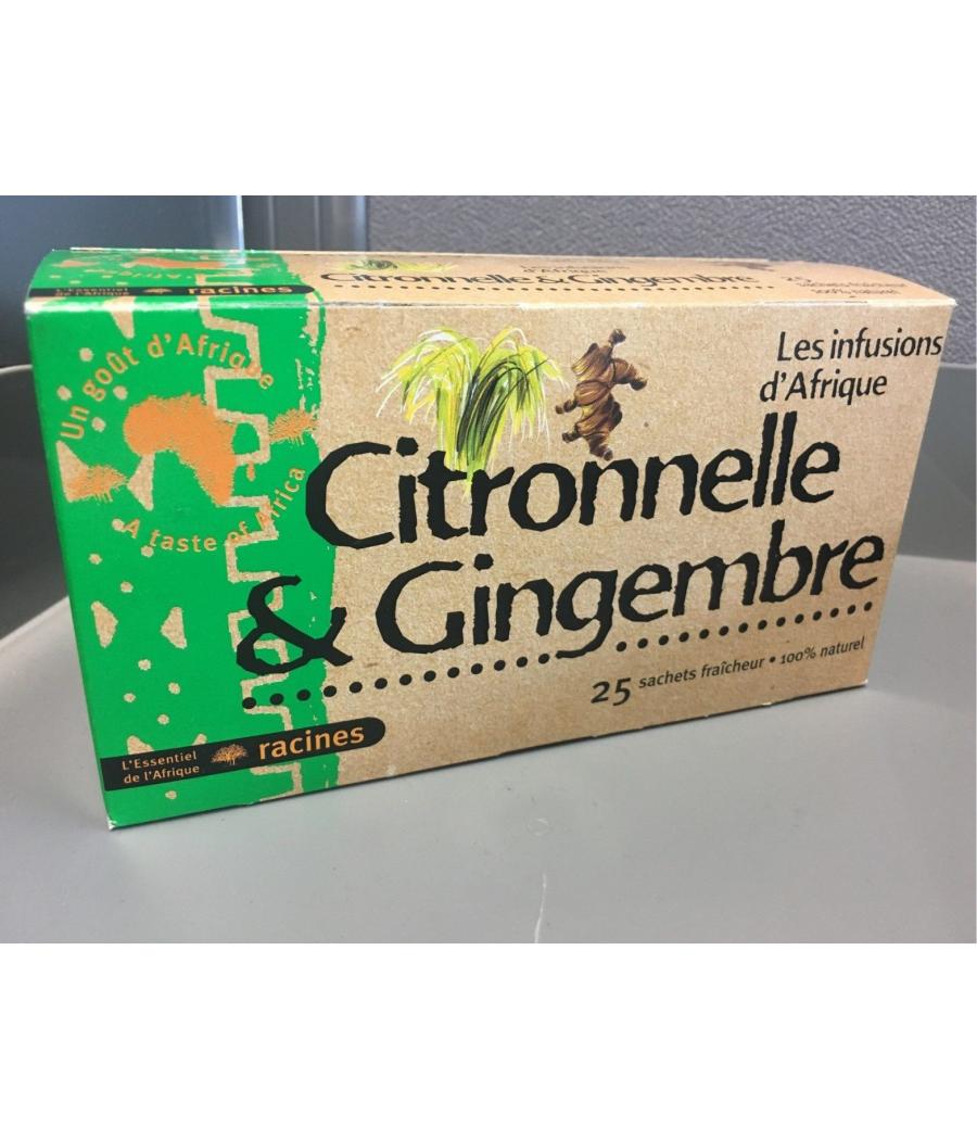 INFUSION GINGEMBRE CITRONNELLE RACINES 40G