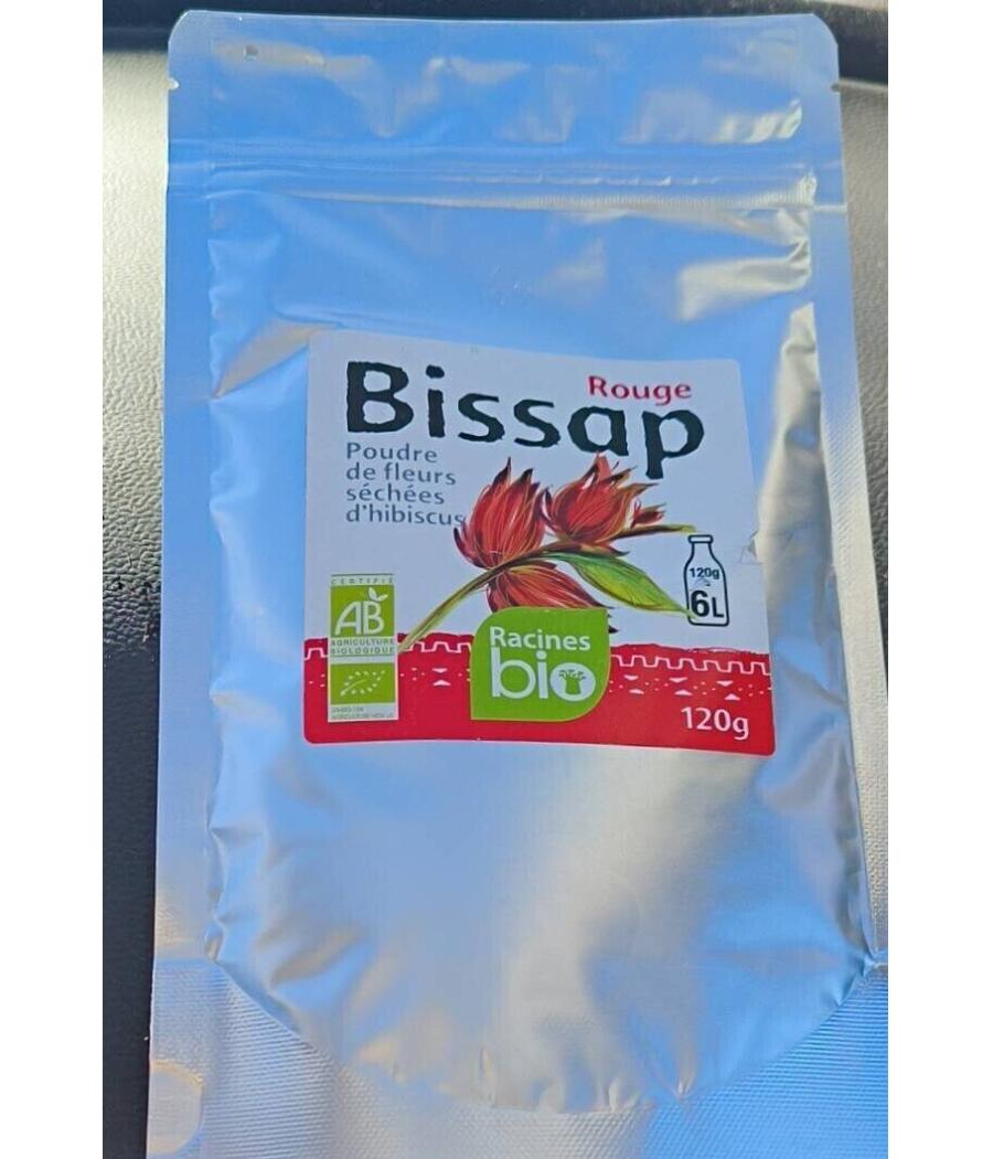 POUDRE D'HIBISCUS ROUGE BIO RACINE 120G