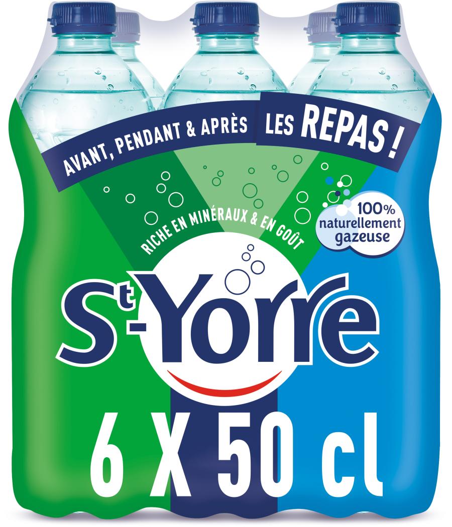 EAU GAZEUSE ST YORRE 6X50CL