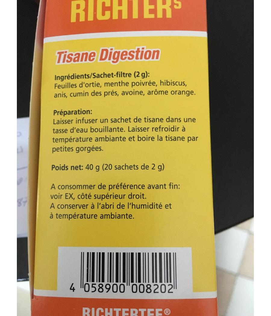 INFUSION DIGESTION RICHTER 40G