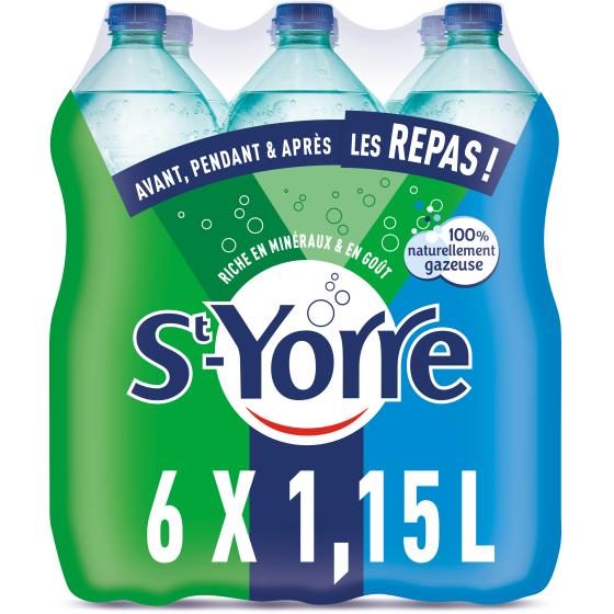 EAU GAZEUSE ST YORRE 6X1.15L