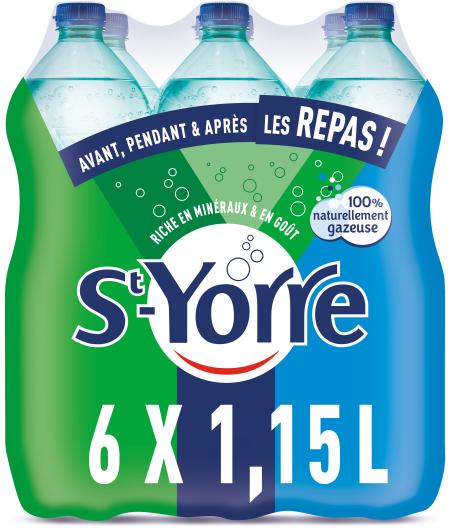 EAU GAZEUSE ST YORRE 6X1.15L
