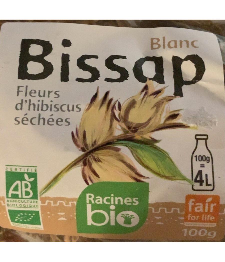 BISSAP FLEURS D'HIBISCUS BLANC RACINES 100G