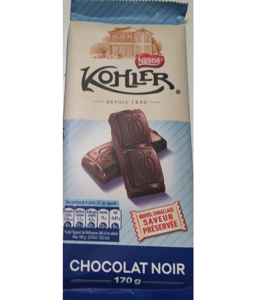 CHOCOLAT NOIR 170G